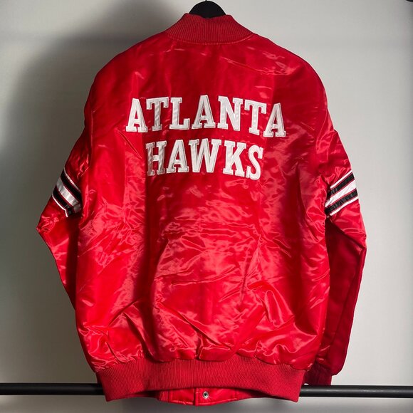 Mens Starter Atlanta Hawks jacket size L - Picture 2 of 2
